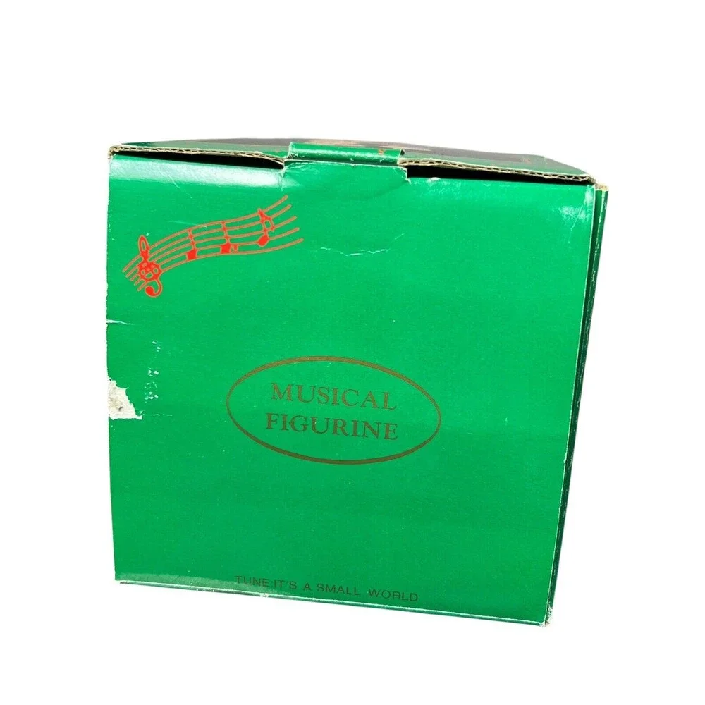 Vintage Three Mouse Mice Music Box Playing 